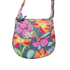Vera Bradley Quilted Lightweight‎ Floral Crossbody Purse Grandma Granola Cottage